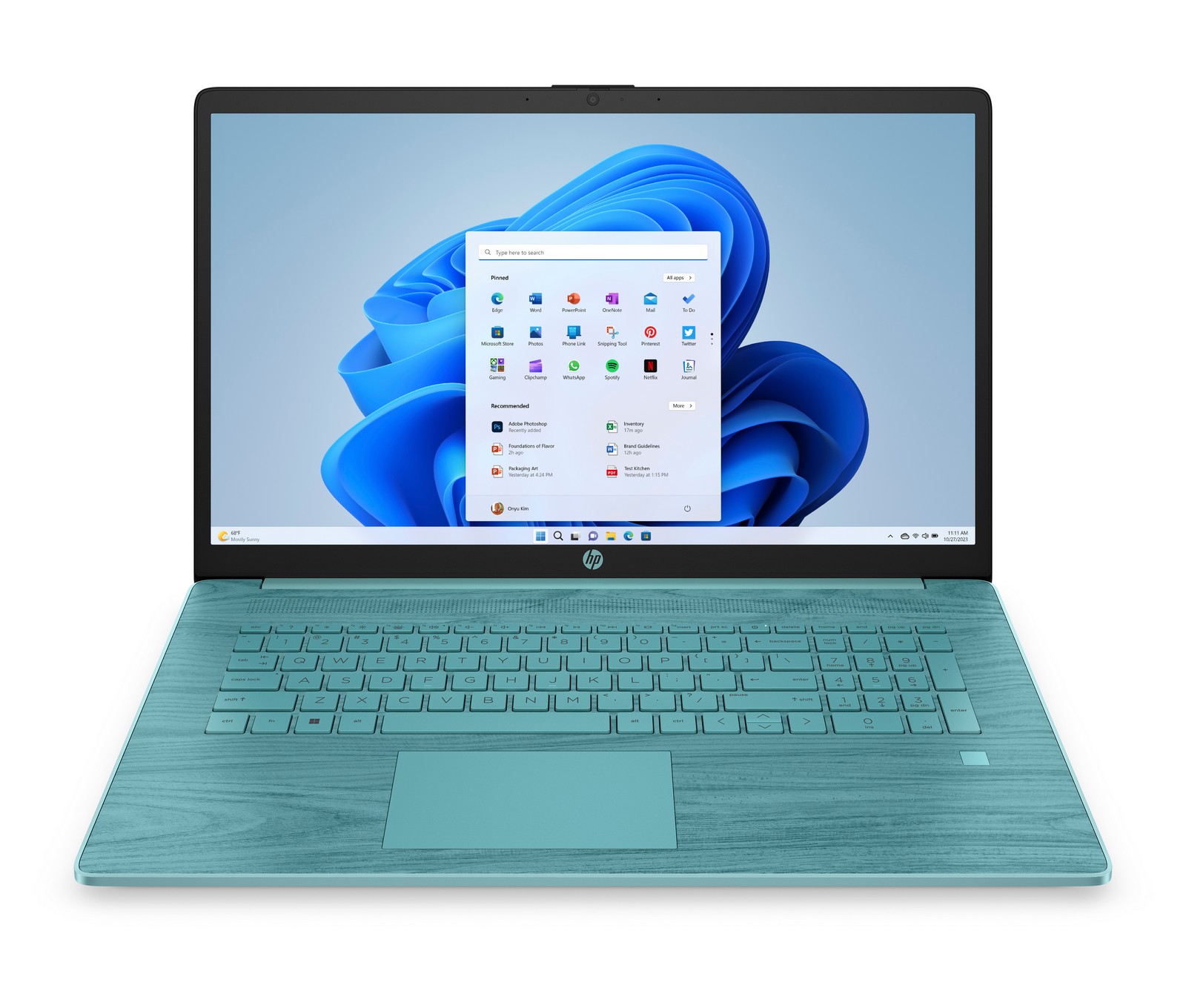 Laptop HP 17-cn0695ds / 89P54UA / Intel N4120 / 4GB / SSD